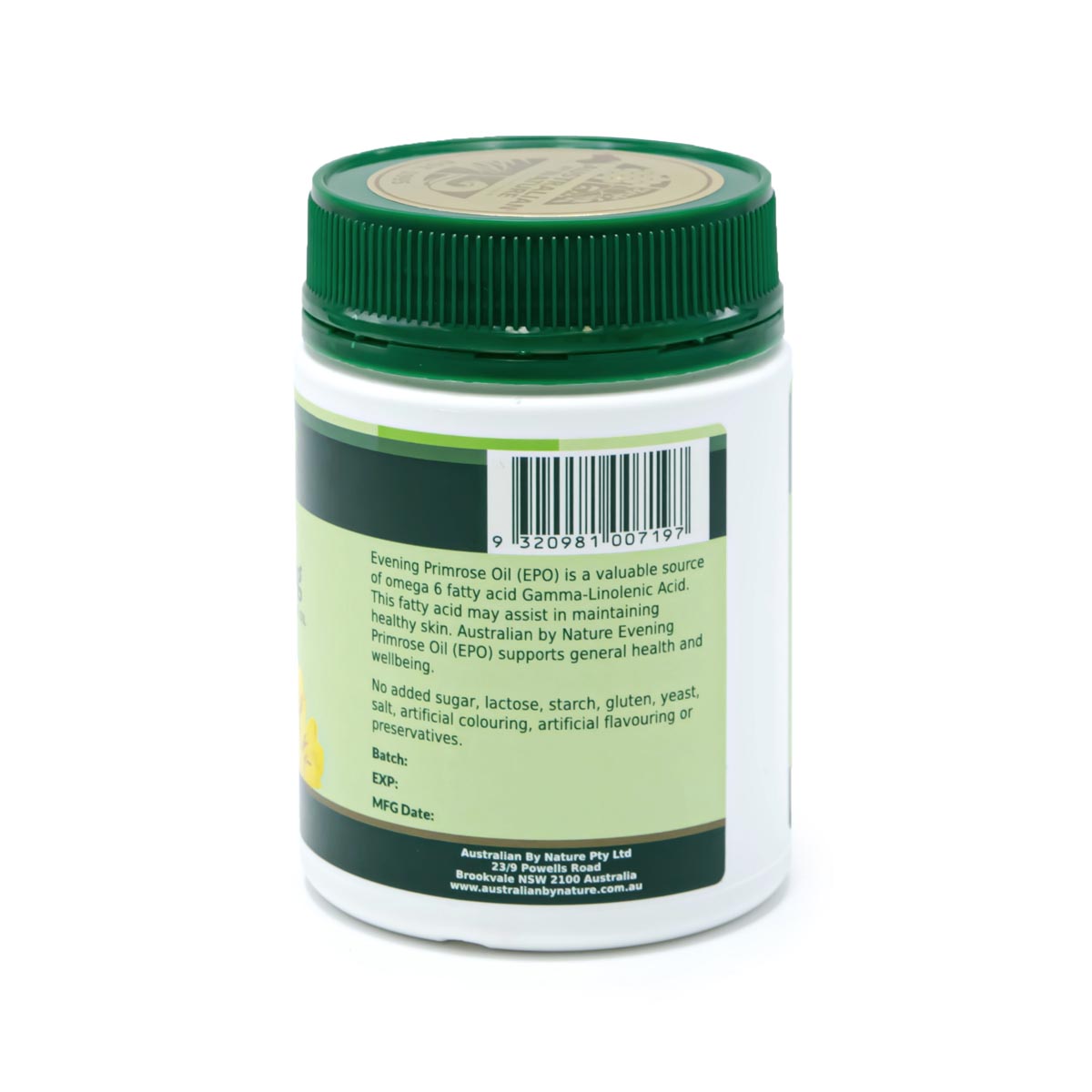 Evening Primrose Oil 100 Capsules 1g (1000mg) - Image 2