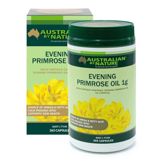 Evening Primrose Oil 365 Capsules 1g (1000mg) - EXP 08/2026 (65% OFF)