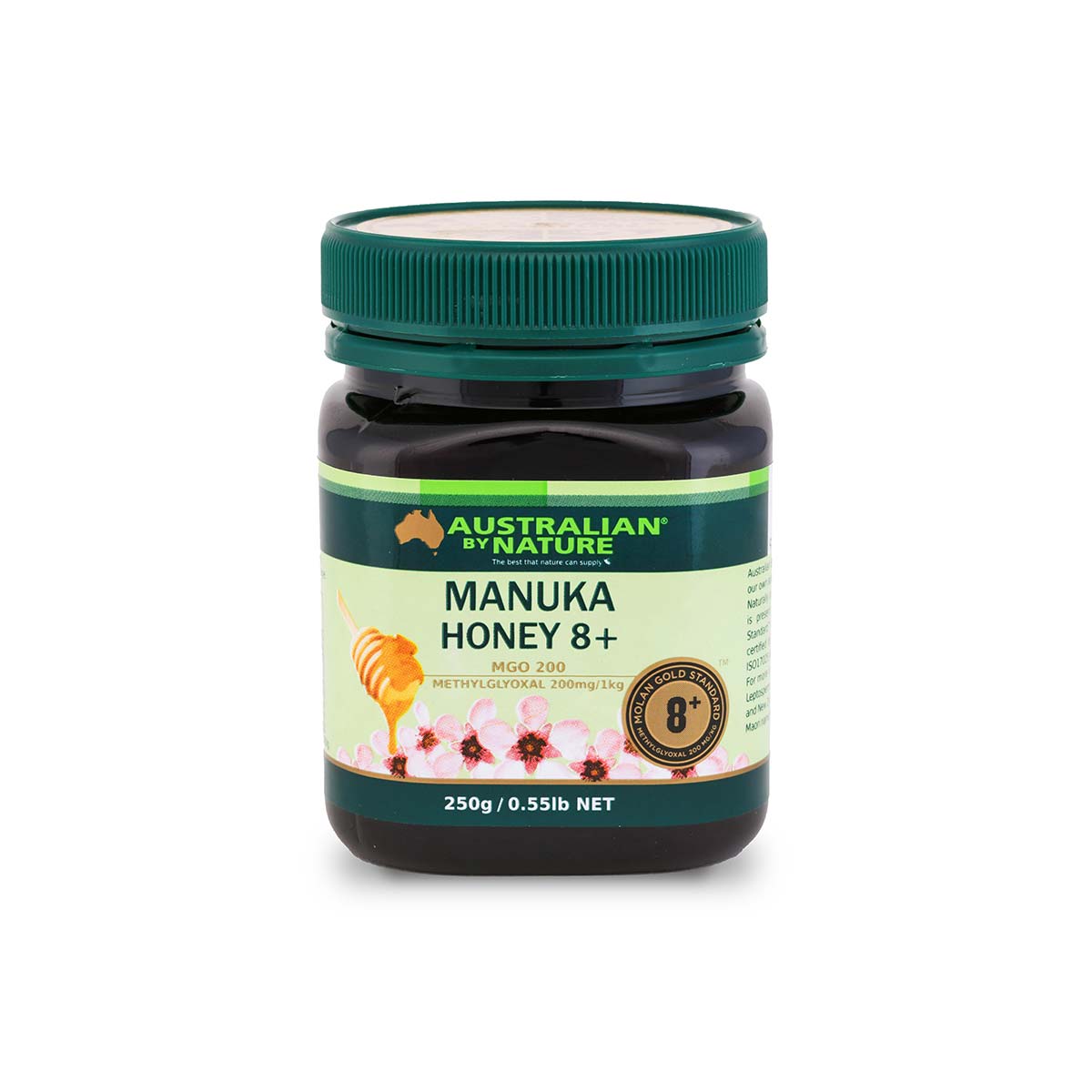 Manuka Honey 8+ 250g (MGO 200) - Australian by Nature