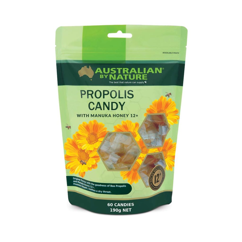 propolis-candy-with-manuka-honey-12-mgo-400-60-bag