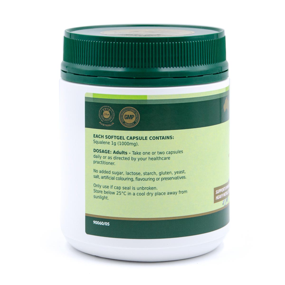 Squalene 200 Capsules (1000mg) - Australian by Nature