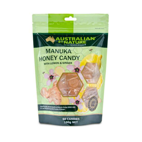 Manuka Lemon & Ginger 60 Candy MGO 400